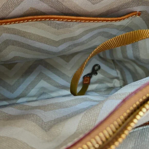 Dooney & Bourke Large Camel Shelby Shopper - Picture 7 of 12